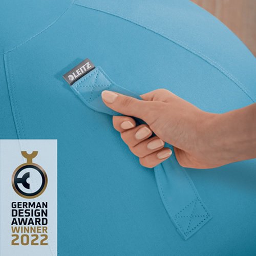 52790061 Piłka do siedzenia Leitz Ergo Cosy, niebieska - obrazek 2