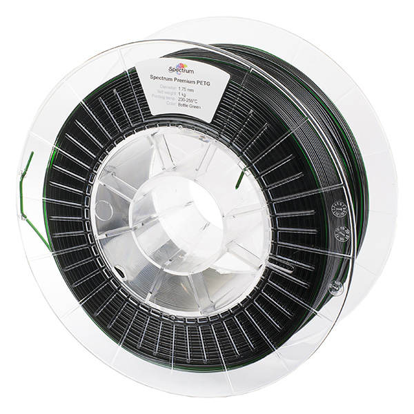 Spectrum 3D filament Premium PET G 175mm 1000g 80055 bottle green
