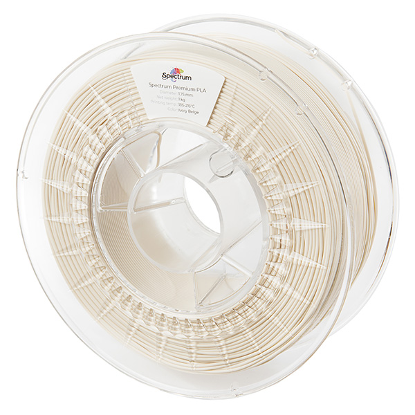 Spectrum 3D filament Premium PLA 175mm 1000g 80006 ivory beige