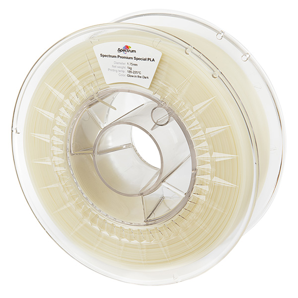 Spectrum 3D filament PLA glow in the dark 175mm 1000g 80072 yellow green - obrazek 2