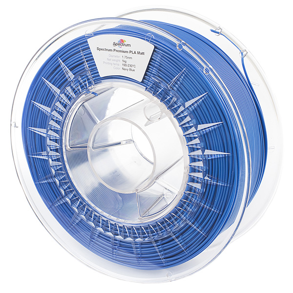 Spectrum 3D filament PLA Matt 175mm 1000g 80237 navy blue