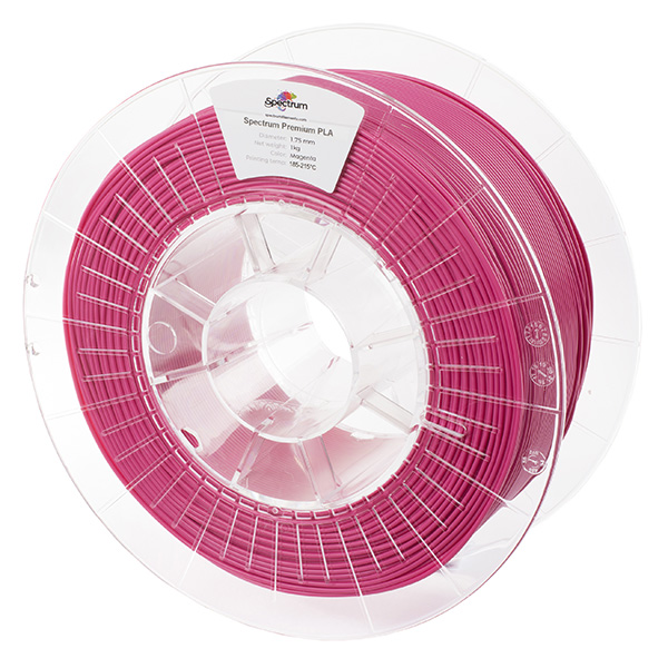 Spectrum 3D filament Premium PLA 175mm 1000g 80009 magenta