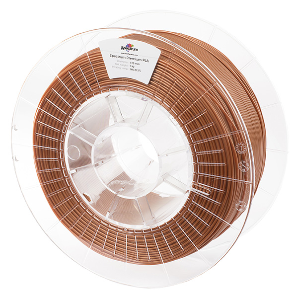 Spectrum 3D filament Premium PLA 175mm 1000g 80013 rust copper