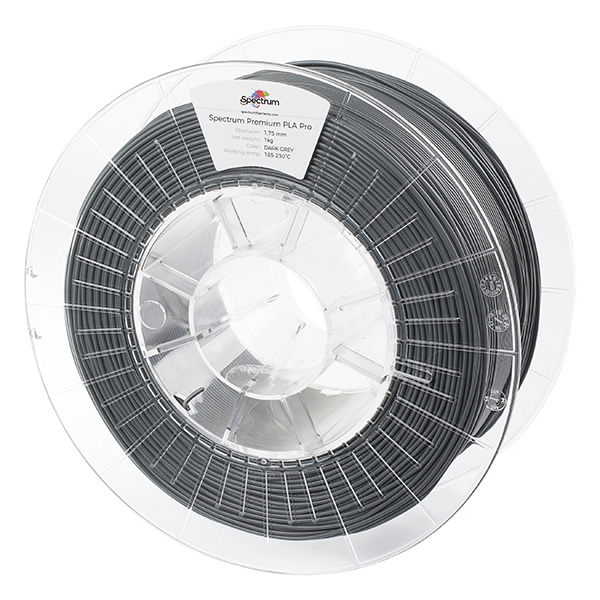 Spectrum 3D filament PLA Pro 175mm 1000g 80109 dark grey