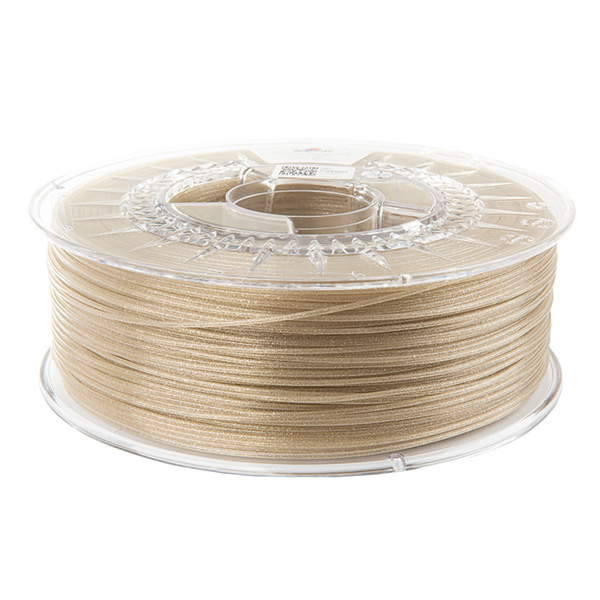 Spectrum 3D filament PLA Glitter 175mm 1000g 80273 clear gold - obrazek 2