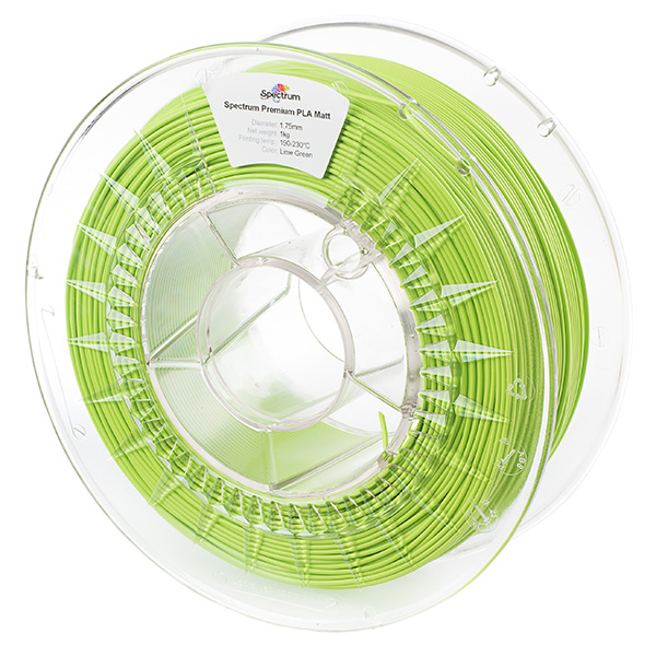 Spectrum 3D filament PLA Matt 175mm 1000g 80241 lime green