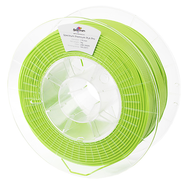 Spectrum 3D filament PLA Pro 175mm 1000g 80104 lime green