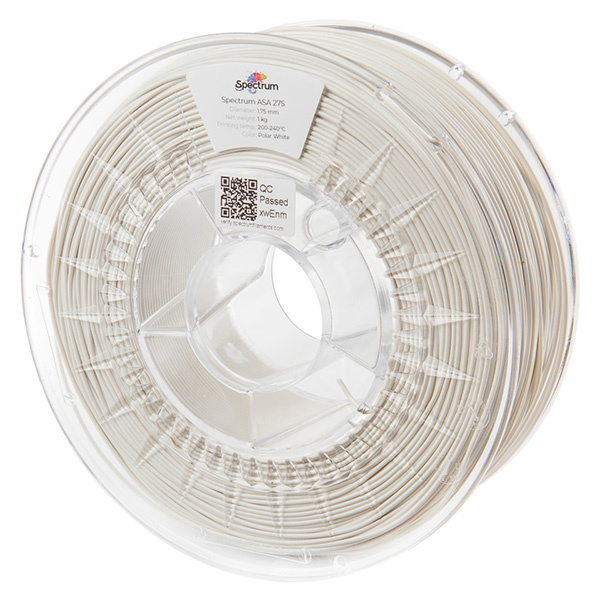 Spectrum 3D filament ASA 275 175mm 1000g 80307 polar white