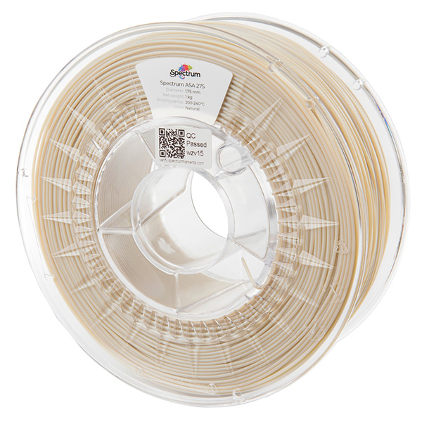 Spectrum 3D filament ASA 275 175mm 1000g 80305 natural