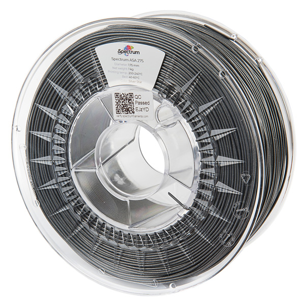 Spectrum 3D filament ASA 275 175mm 1000g 80308 silver star
