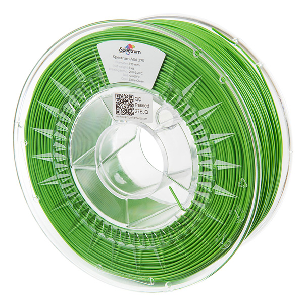 Spectrum 3D filament ASA 275 175mm 1000g 80303 lime green