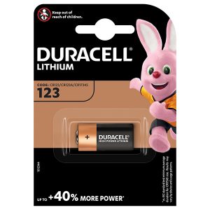 Bateria litowa CR123A Duracell blistr 1 pack 42451