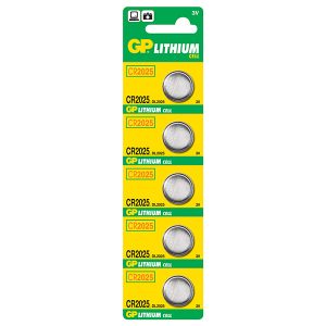 Bateria litowa CR2025 3V GP blistr 5 pack