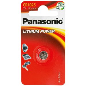 Bateria litowa guzikowa CR1025 CR1025EL 1B 3V Panasonic blistr 1 pack
