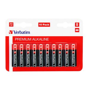 Bateria alkaliczna AA 1.5V Verbatim blistr 10 pack 49875