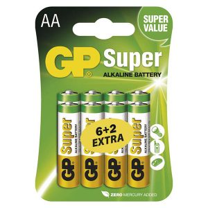 Bateria alkaliczna AA 1.5V GP blistr 8 pack SUPER