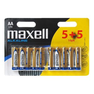 Bateria alkaliczna AA 1.5V Maxell blistr 10 pack