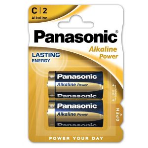 Bateria alkaliczna ogniwo typ C 1.5V Panasonic blistr 2 pack Alkaline Power