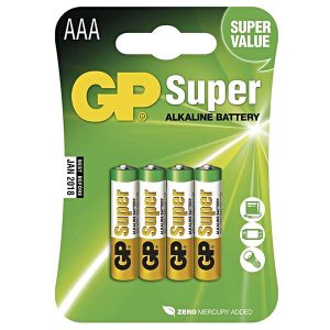 Bateria alkaliczna AAA 1.5V GP blistr 4 pack SUPER