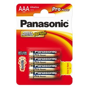 Bateria alkaliczna AAA 1.5V Panasonic blistr 4 pack 265899 Pro Power