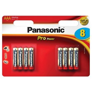 Bateria alkaliczna AAA 1.5V Panasonic blistr 8 pack 265949 Pro Power
