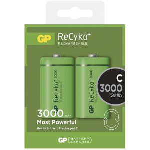 Akumulatorki C HR14 1.2V 3000 mAh GP plastikowe pudełko 2 pack