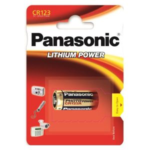 Bateria litowa CR123 3V Panasonic blistr 1 pack