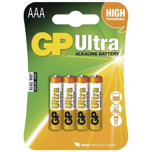 Bateria alkaliczna AAA 1.5V GP blistr 4 pack ULTRA