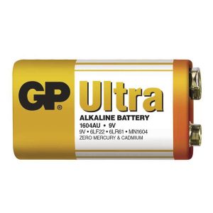 Bateria alkaliczna R61 9V GP folia 1 pack ULTRA