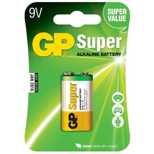 Bateria alkaliczna R61 9V GP blistr 1 pack SUPER