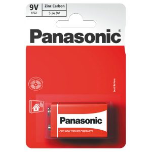 Bateria cynkowo węglowa 6F22 9V Panasonic blistr 1 pack