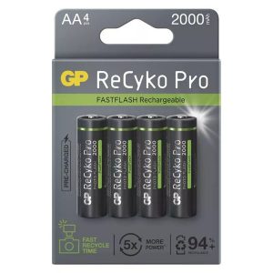 Akumulatorki AA HR6 1.2V 2000 mAh GP kartonik 4 pack ReCyko Pro Photo Flash