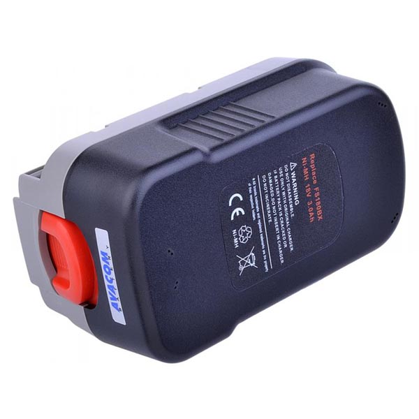 Avacom baterie dla Black &, Decker Ni MH 18V 3000mAh - obrazek 3