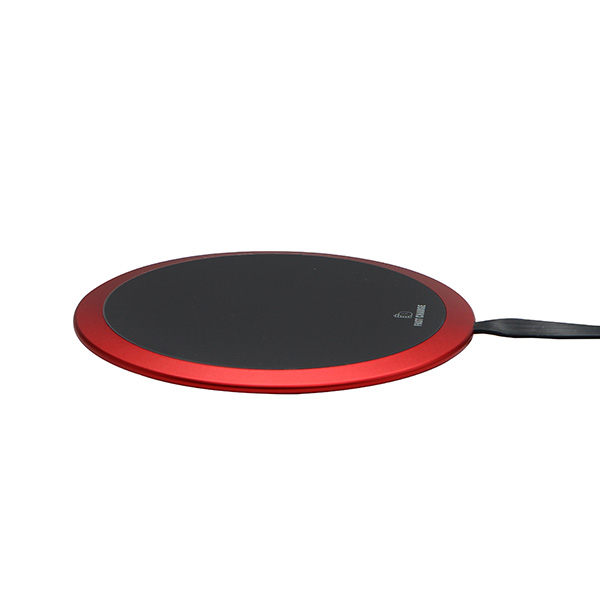 All New Bezprzewodowa ładowarka ultra cienki do telefonow czerwona 5 9V 10W ochrona przed przegrzaniem Qi - obrazek 3