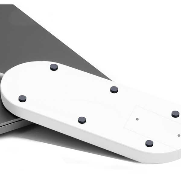 ładowarka bezprzewodowa 2 w 1 do telefonow i Apple Watch biała 5V 10W Qi - obrazek 13