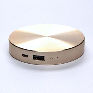 Powerbank Li ion 5V 6000mAh do ładowania telefonow i innych urządzeń W0608G 1 złącze złota