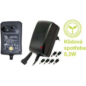 Zasilacz sieciowy adapter 220V el.sit 3 12V 2250mA uniwersalny ręczna regulacja