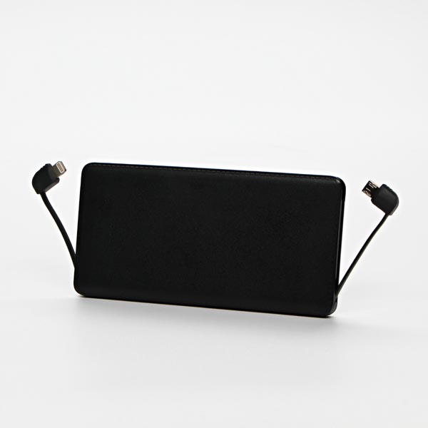 Powerbank Li ion 5V 5000mAh do ładowania telefonow i innych urządzeń 2 złącza czarna - obrazek 4