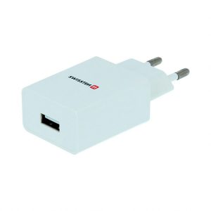 Zasilacz  sieciowy adapter SWISSTEN 5W 1 port USB A kabel Lightning Mfi Smart IC