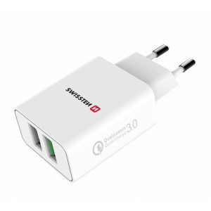 Zasilacz  sieciowy adapter SWISSTEN 23W 2 portowy USB A