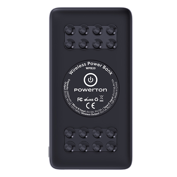 Powerton Powerbank z ładowaniem bezprzewodowym Li Pol 5 9 12V 20000mAh do ładowania telefonow i innych urządzeń WBP20 20000