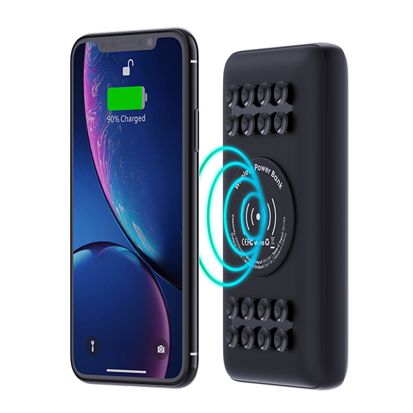 Powerton Powerbank z ładowaniem bezprzewodowym Li Pol 5 9 12V 20000mAh do ładowania telefonow i innych urządzeń WBP20 20000 - obrazek 4