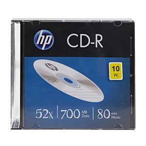 HP CD R CRE00085 3 69310 10 pack 700MB 52x 80min. 12cm bez możliwości nadruku slim case do archiwizacji danych