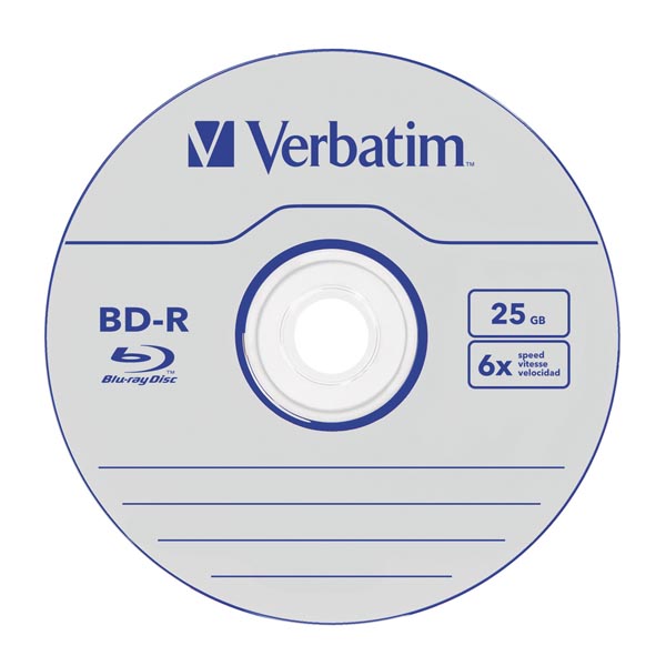 Verbatim BD R Datalife 25GB jewel box 43836 6x 5 pack - obrazek 2