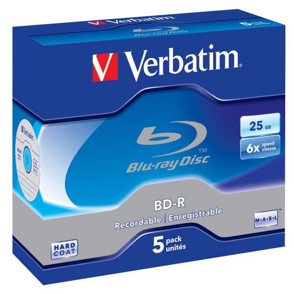 Verbatim BD R Single Layer 25GB jewel box 43715 6x 5 pack do archiwizacji danych - obrazek 2