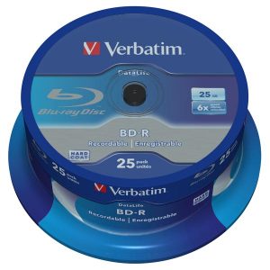 Verbatim BD R Single Layer 25GB spindle 43837 6x 25 pack
