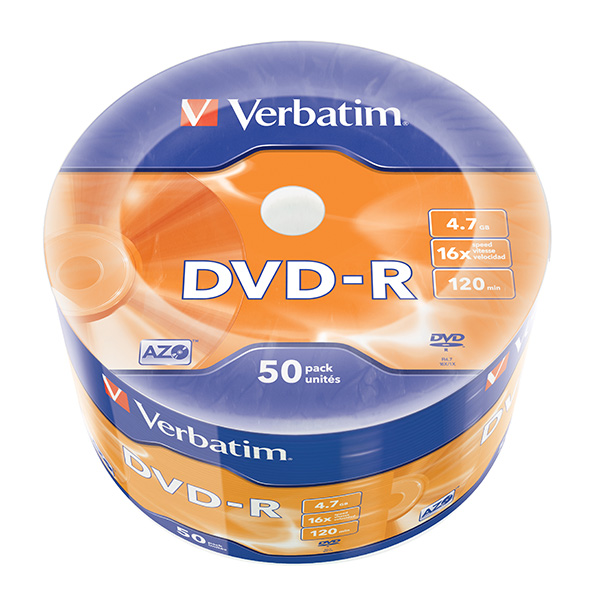 Verbatim DVD R Matt Silver 43788 4.7GB 16x spindle 50 pack bez możliwości nadruku 12cm do archiwizacji danych - obrazek 2