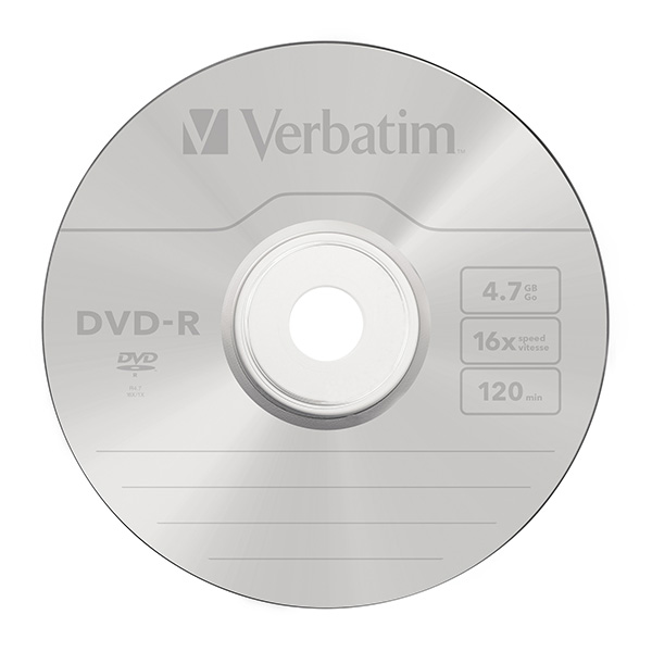 Verbatim DVD R Matt Silver 43729 4.7GB 16x cake box 10 pack bez możliwości nadruku 12cm do archiwizacji danych - obrazek 3