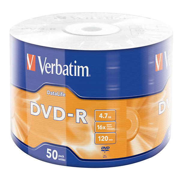 Verbatim DVD R Matt Silver 43791 4.7GB 16x wrap 50 pack bez możliwości nadruku 12cm do archiwizacji danych - obrazek 2