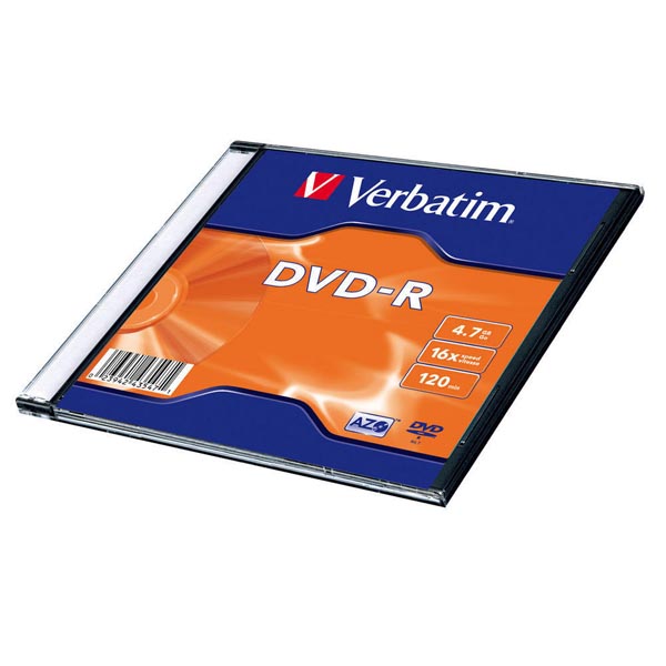 Verbatim DVD R Matt Silver 43547 4.7GB 16x slim box 20 pack bez możliwości nadruku 12cm do archiwizacji danych - obrazek 2